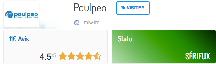 Avis Poulpeo FoxyRating