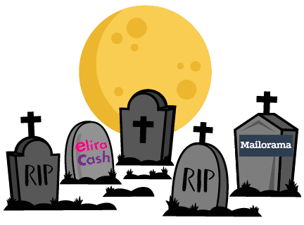 Sites de cashback définitivement fermés