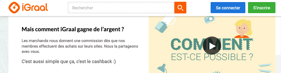 Comment iGraal gagne de l'argent