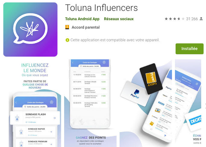Toluna influencers application