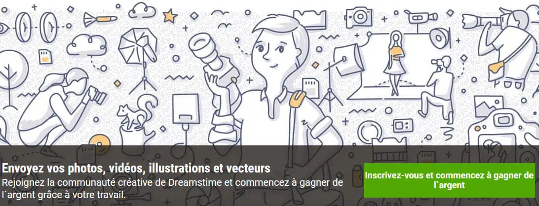 Dreamstime vendre ses photos