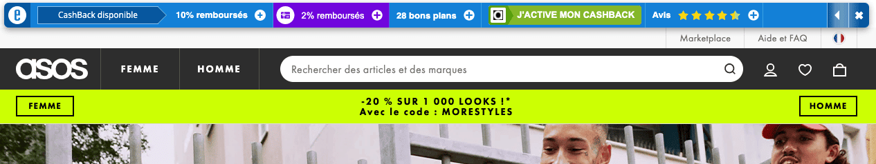 ebuyclub alerte bons plans exemple asos