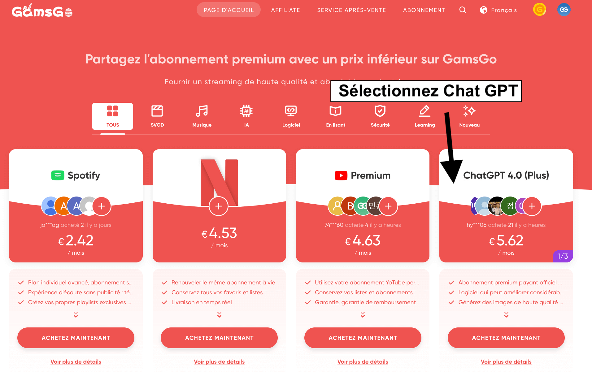 payer chat gpt moins cher