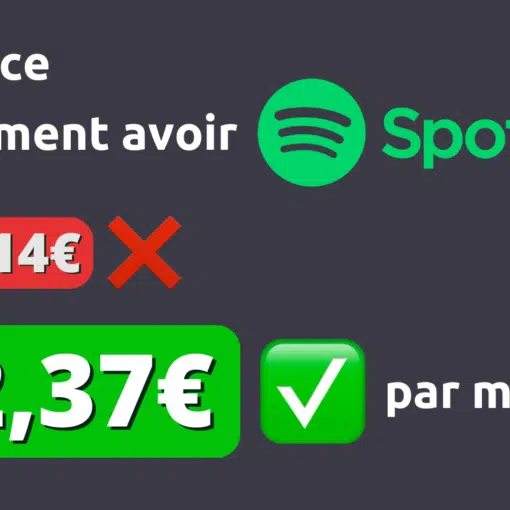 abonnement spotify pas cher