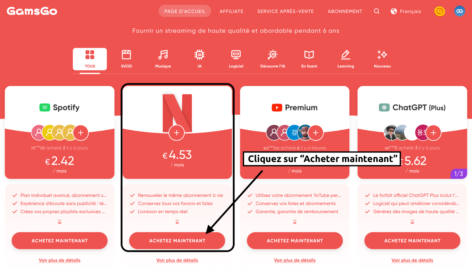 code promo gamsgo GDA mode d'emploi 1