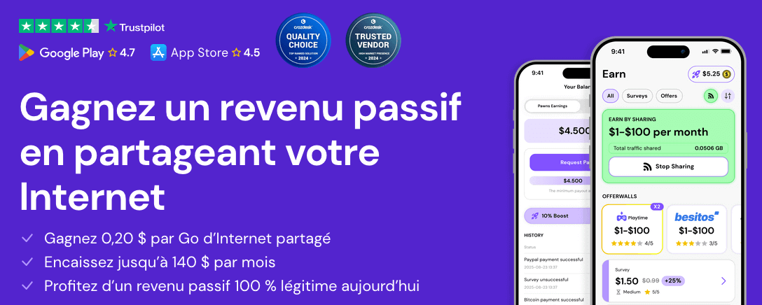 pawns.app application pour gagner de l'argent