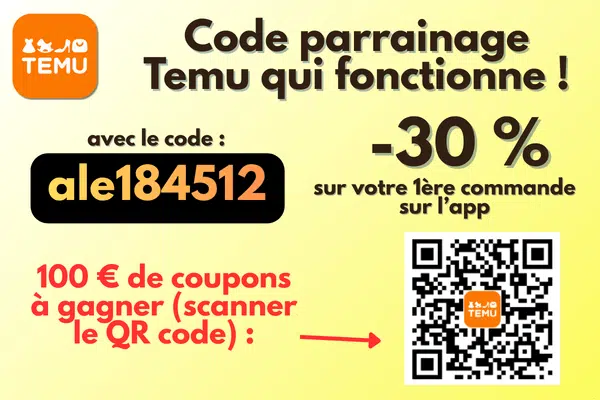 Code parrainage Temu