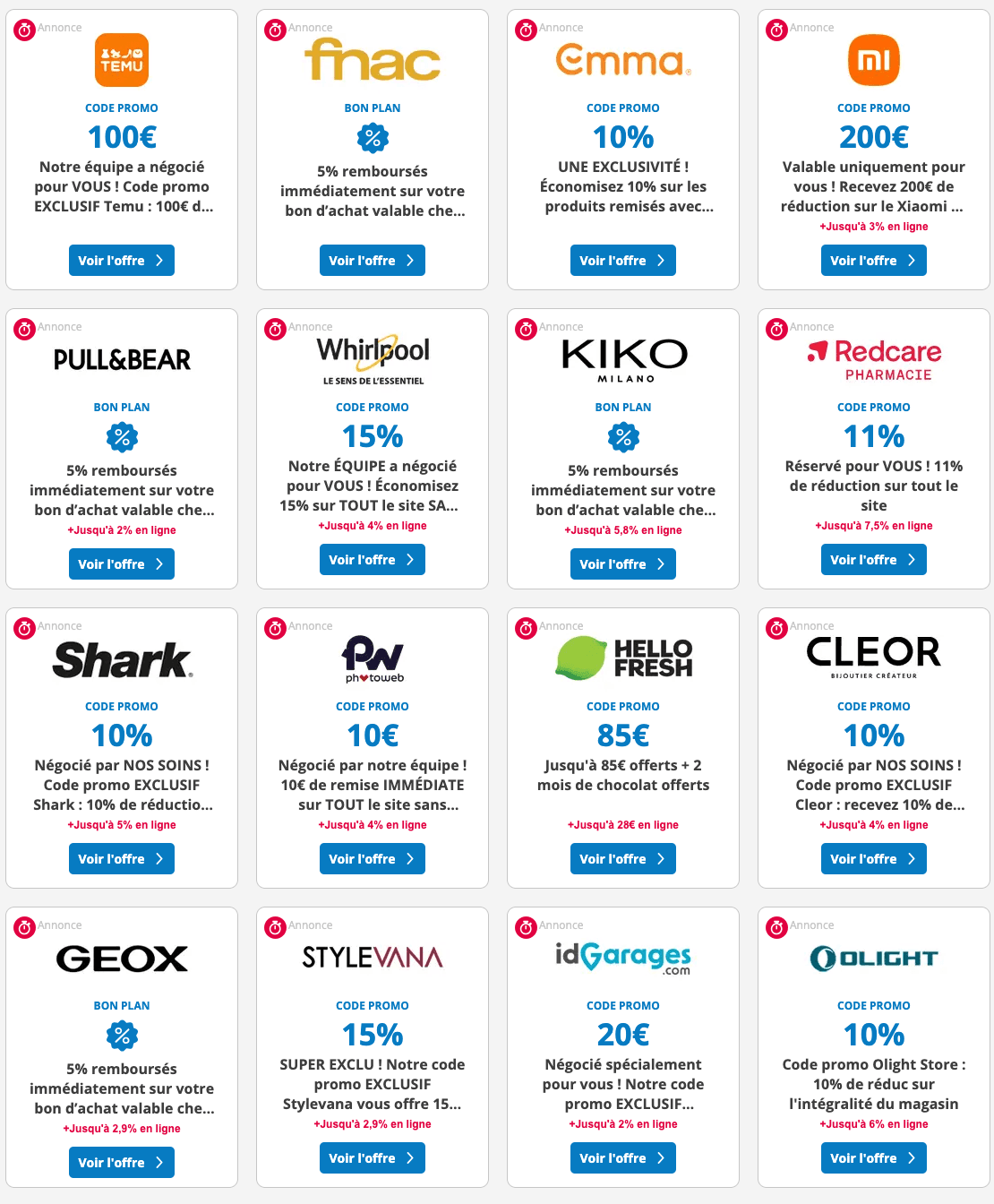 codes promo ebuyclub 2026